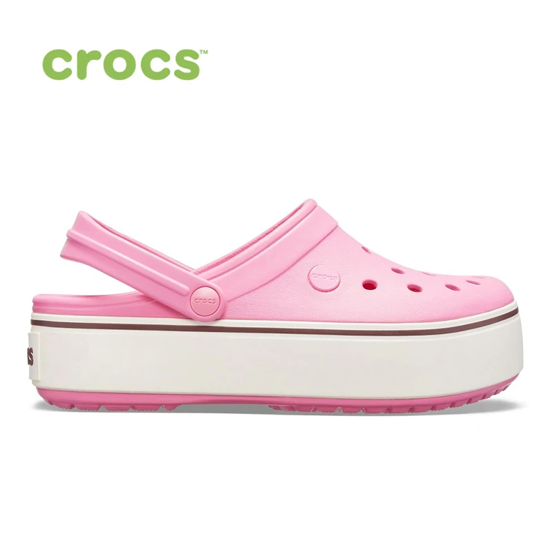 crocband platform clog