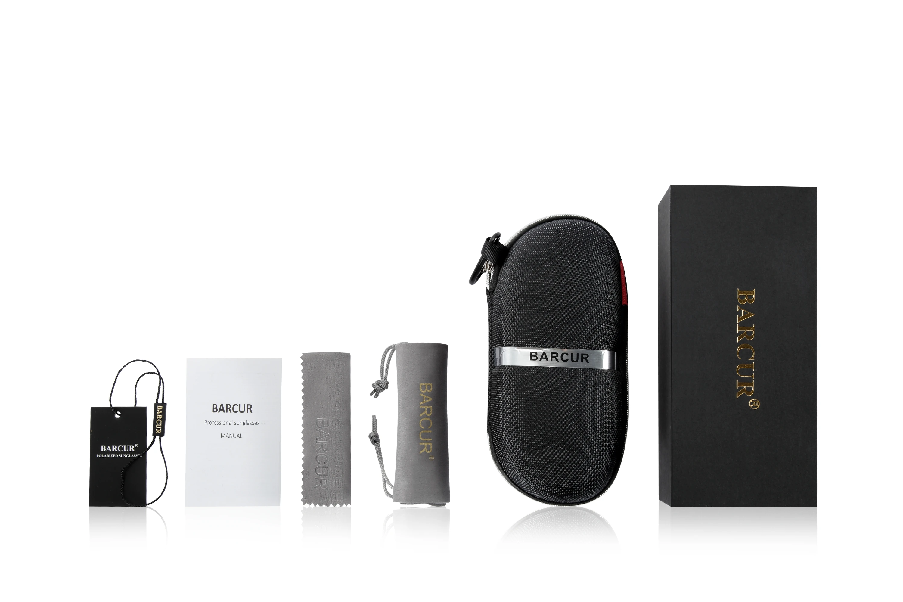 Очки солнцезащитные BARCUR женские в белой оправе модные Поляризационные солнечные