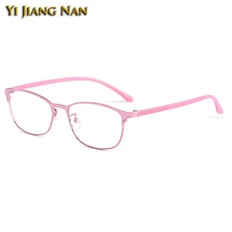 Женская Гибкая оправа для очков розовая легкая красные очки по рецепту |