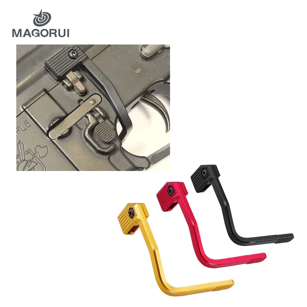 MAGORUI Tactical Enhanced Bad Lever MAP Bolt Catch Extender Release Ambidextrous Mount-On Side Plate 5.56/223 for Hunting | Спорт и
