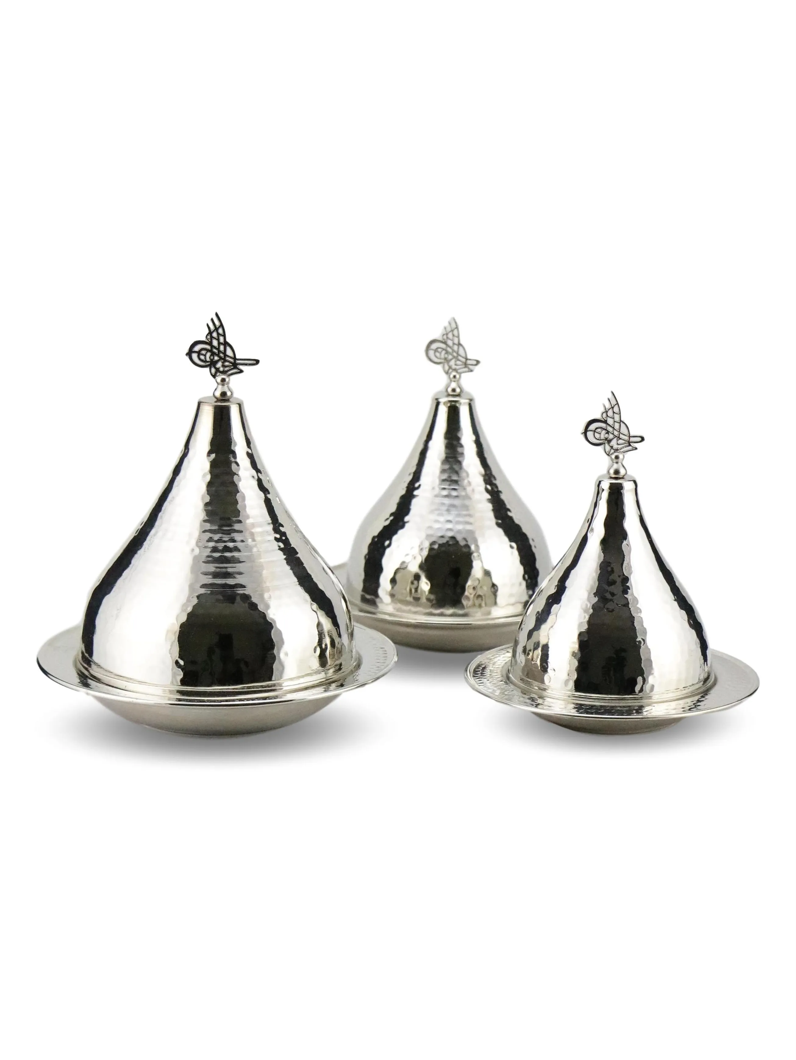 

3 PCs Tattoo Copper Kubbeli Sugar Bowl