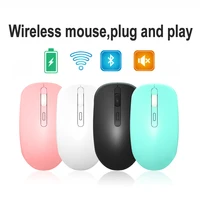 Wireless Bluetooth Mouse Rechargeable Portable Office Silent Mouse USB 2 4G Backlit Ergonomic Gaming Mouse for Laptop