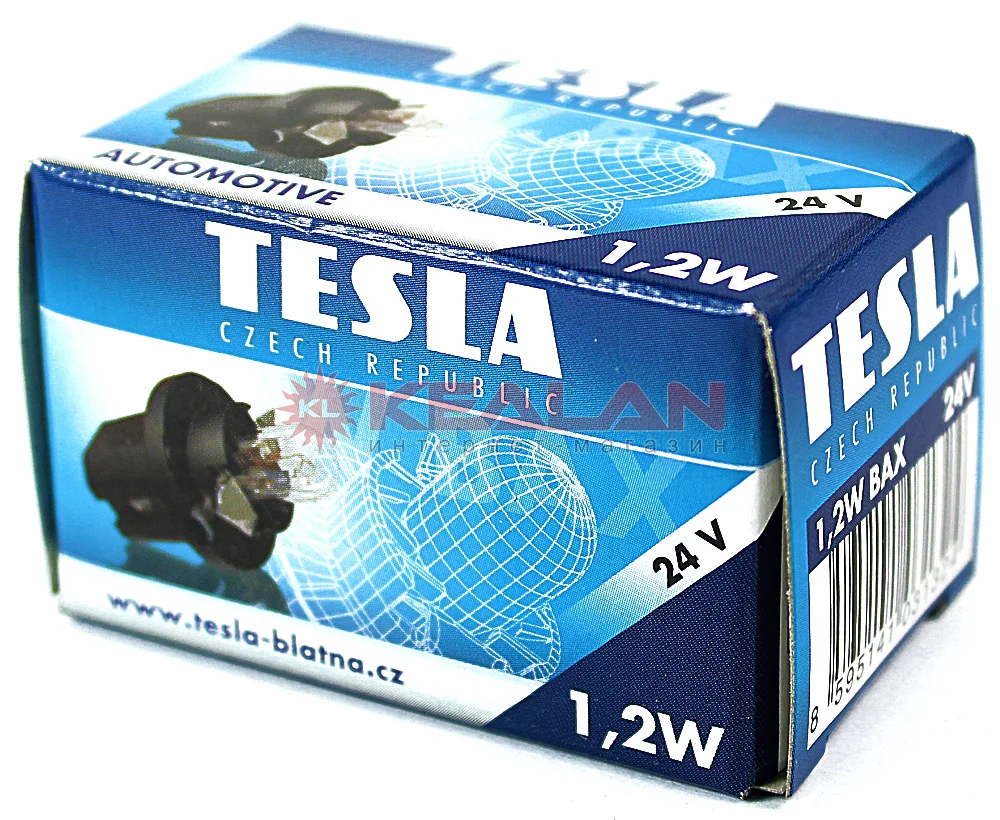 TESLA 1 2W BAX лампа автомобильная 24V | Автомобили и мотоциклы
