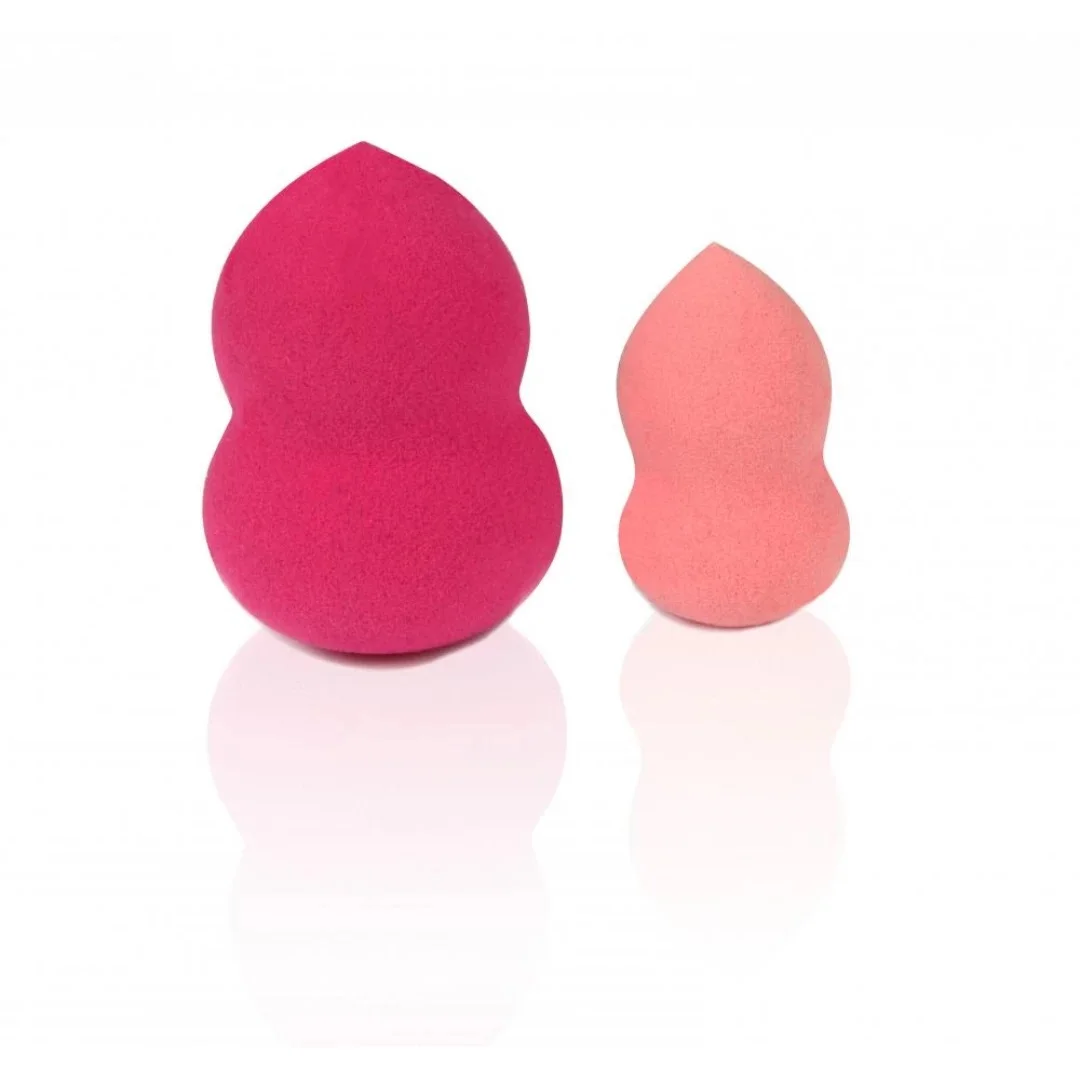 

2-piece Non-Latex Makeup Sponge Set Beauty Egg Makeup Blender Cosmetic Puff Makeup Sponge Cushion Foundation Powder Sponge Beaut