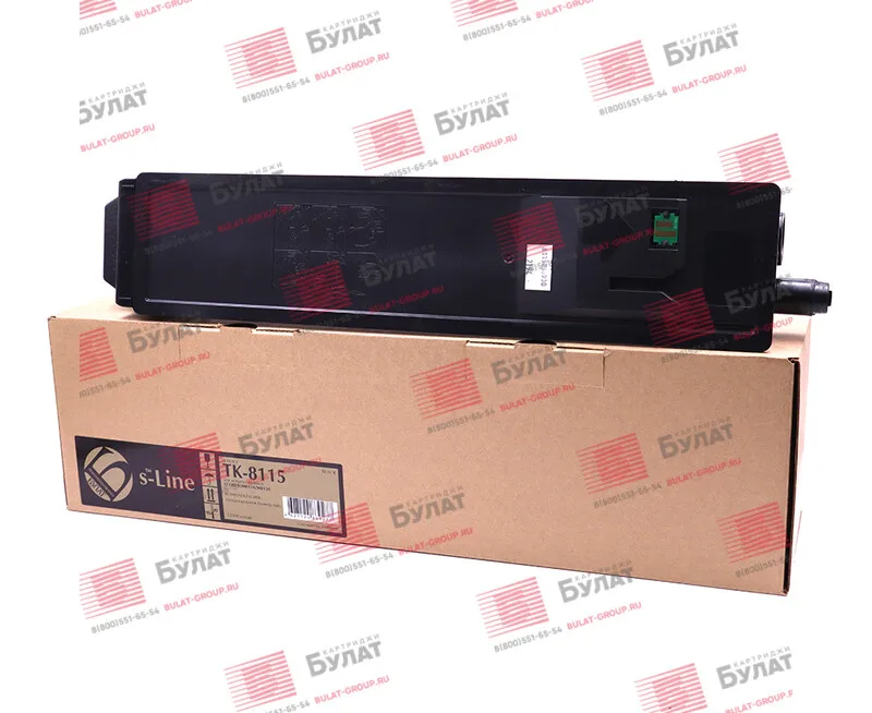 Тонер-картридж БУЛАТ s-Line TK-8115K для Kyocera ECOSYS M8124 (Чёрный 12000 стр.) | Компьютеры и офис