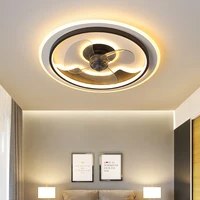 modern round led lamp with ceiling fan without blades bedroom ceiling fan with remote control ceiling fans with light