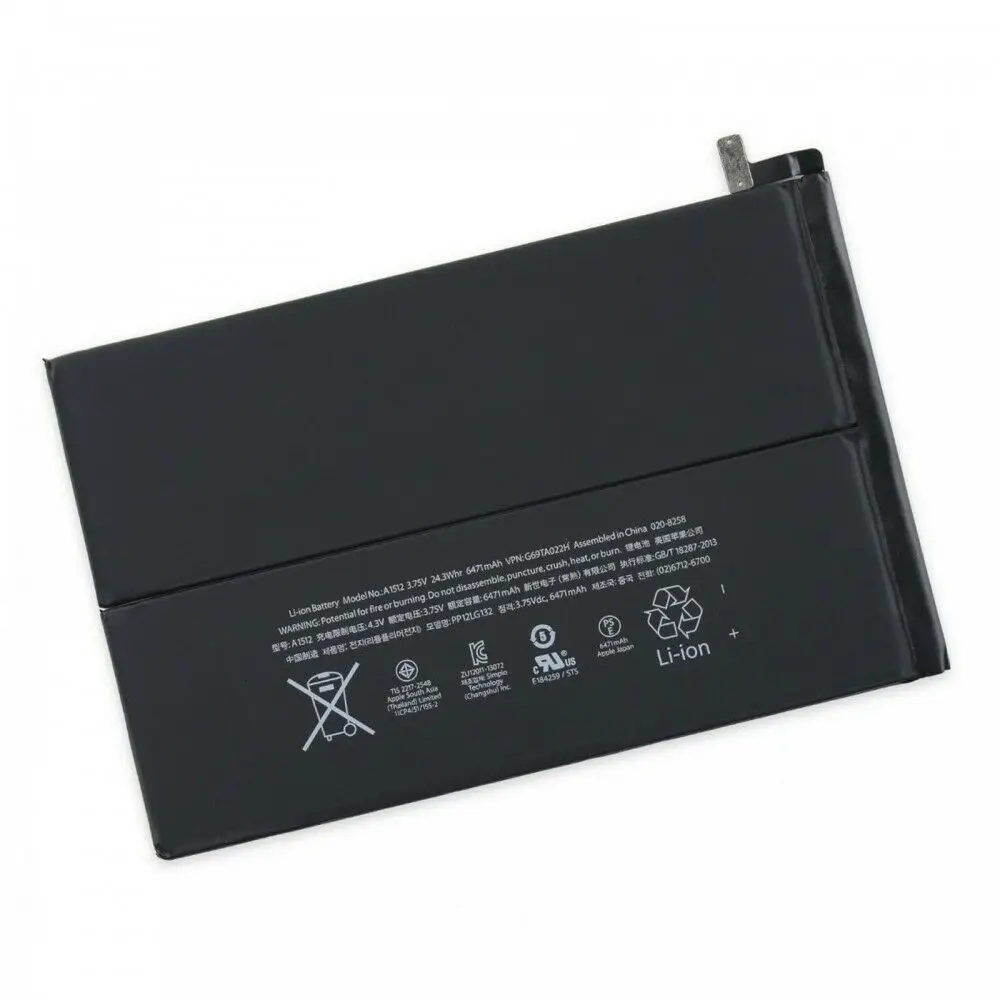 BATERIA новый iPad Mini 2 3 75V 24.3Whr 6472mAh A1512|Аккумуляторы для мобильных телефонов| |
