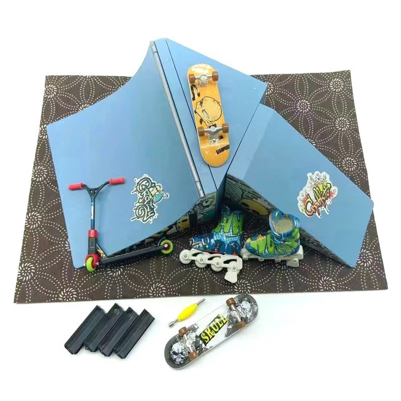 Набор для скейтборда Tech Fingerboard BMX скейтборды Пальчиковый скейтборд рампа