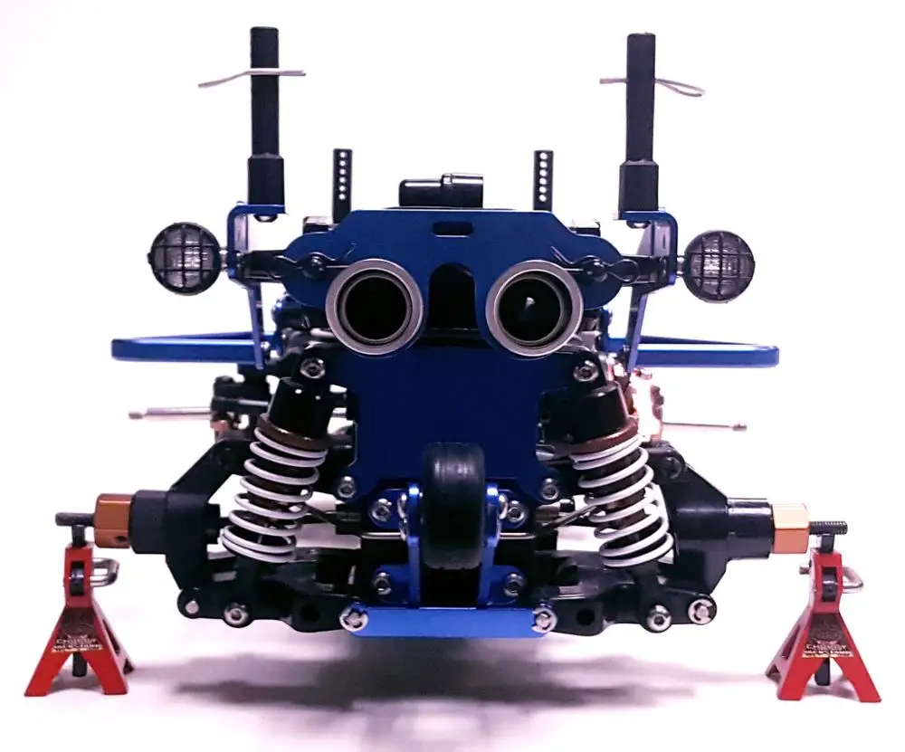 Новая 1/10 металлическая Ударная пластина из алюминиевого сплава/Поддержка beidge F/R