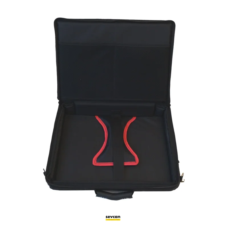Softcase Bag for Controller, Setup, DJ Equipments Carry Case Polyester Fabric With Water-Repellent Coating Black enlarge