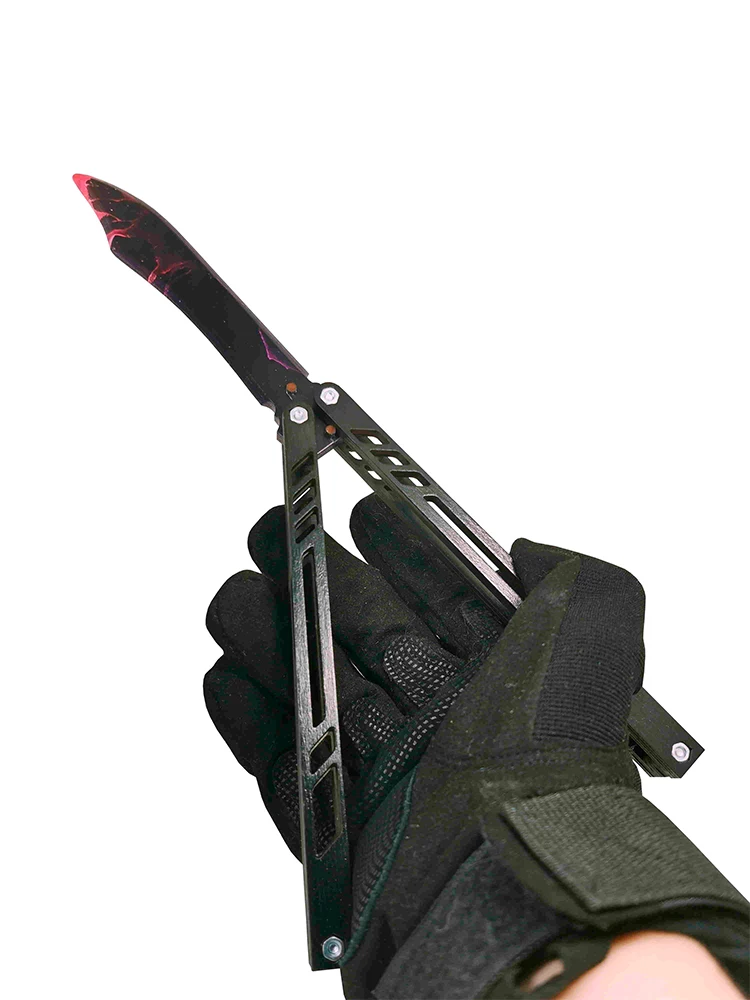 Нож бабочка деревянный Universe Standoff | Стандофф Бабочка Стендофф V2 |нож тренировочный