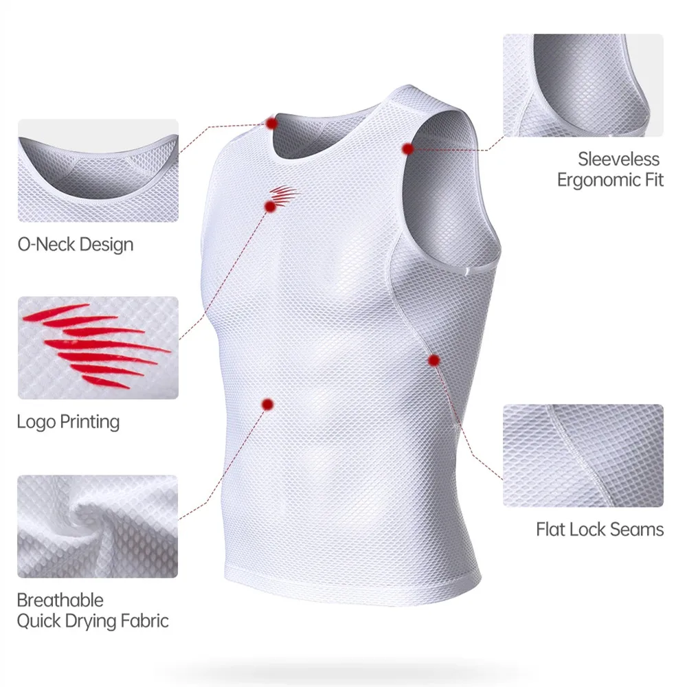 Майка RION Мужская компрессионная под базовый слой Спортивная майка для фитнеса
