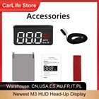 Новинка 2021, дисплей на лобовое стекло M3 HUD, модель OBD2, предупреждение о превышении скорости автомобиля, проектор на лобовое стекло, система сигнализации, Универсальная автомобильная