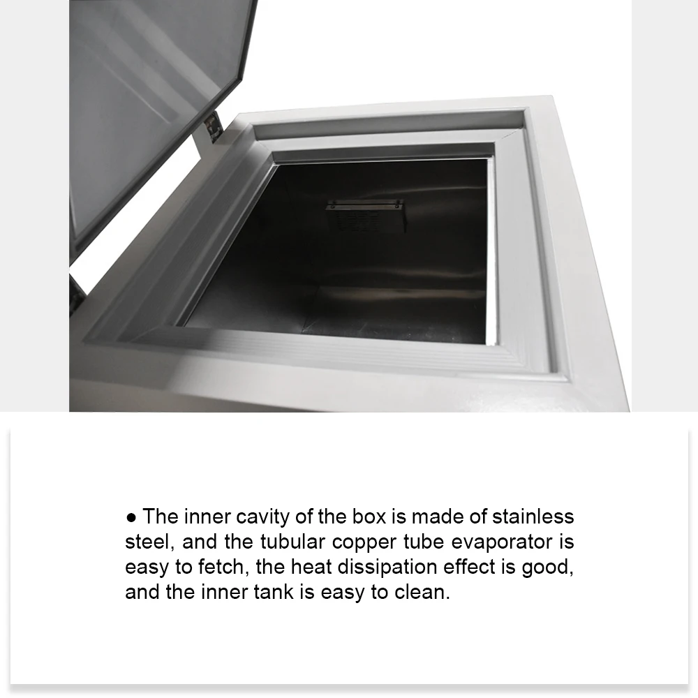 

-80 C Horizontal Ultra-Low Temperature Laboratory Freezer Refrigerator 60L Deep Refrigerator With Controllerused For Vaccine