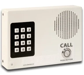 online Cyberdata Interfone Voip Com Teclado, Montagem Nivelada, Coluna Padrão Branco