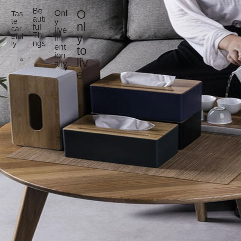 

Homestay Nordic Hotel Tissue Box Home Living Room Creative Multifunctional Dining Table Storage Box Suction Cup