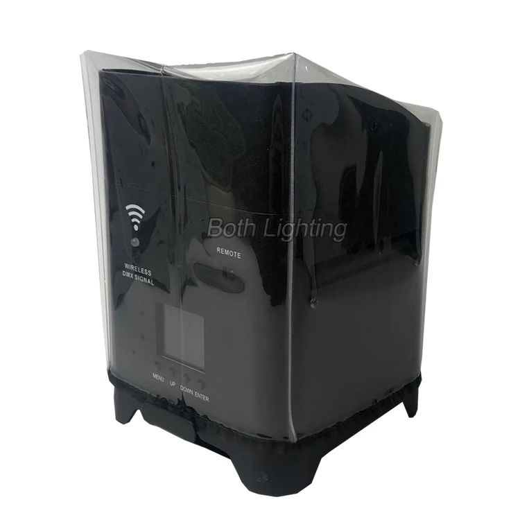 Беспроводной Перезаряжаемый светильник с защитой от дождя 16 шт. 4x18 Вт RGBWA + UV LED DMX