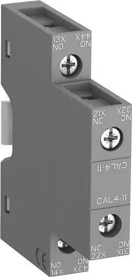 Контакт дополнительный 1НО+1Н3 CAL4-11 бок. для контакторов AF09-38 и NF ABB 1SBN010120R1011 |