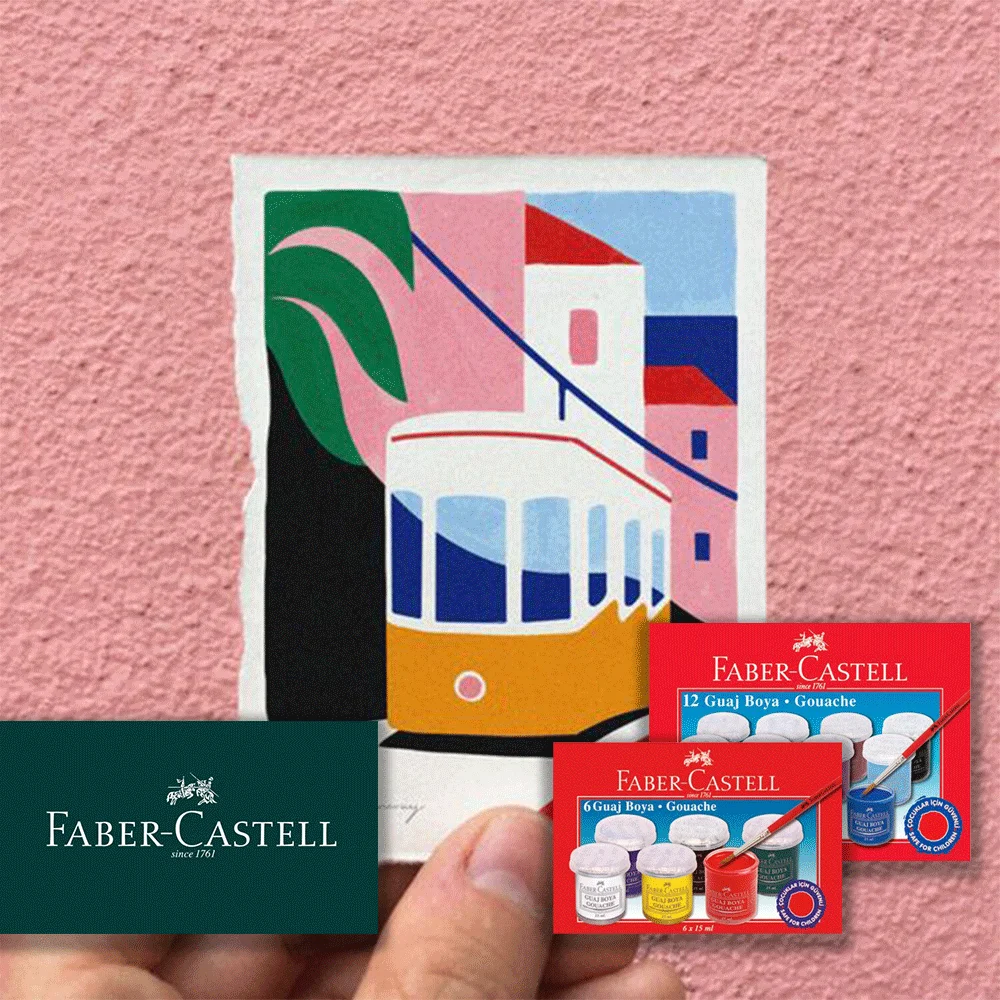 Faber-Castell Gouache Paint 6 - 12 Colours | Water Color