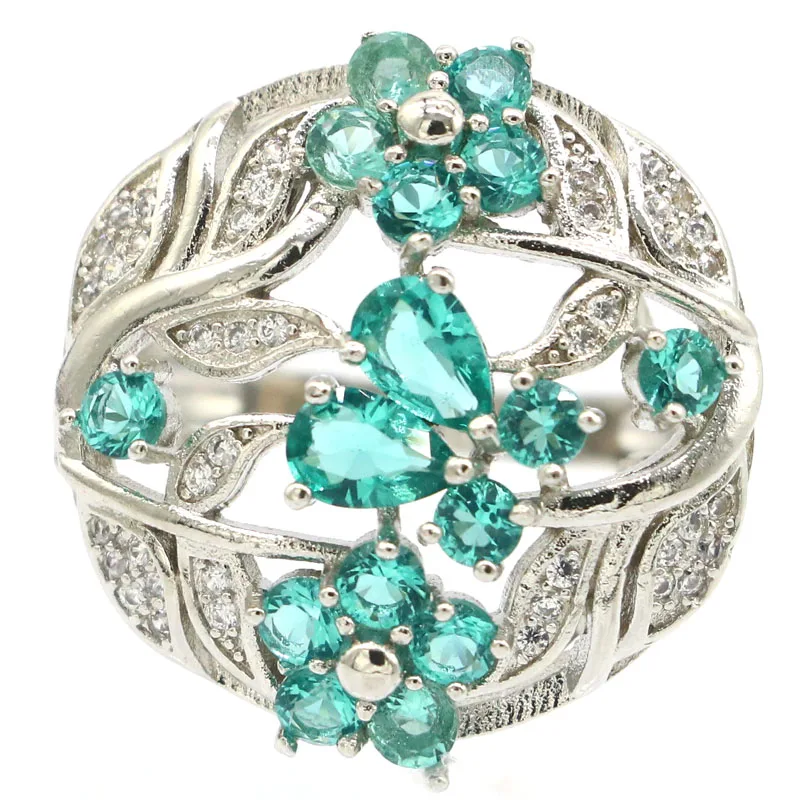 

Милые серебряные кольца для ежедневного ношения, 24x24 мм, 7 г