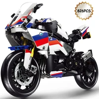 moc technical s1000rr famous model building blocks 826pcs constructor motorcycle assembly bricks toys for children holiday gifts