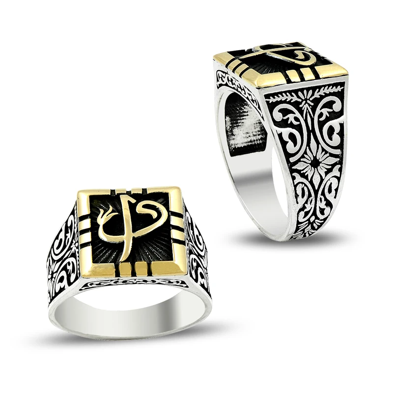 925 Silver Classic Ottoman Rings for Men