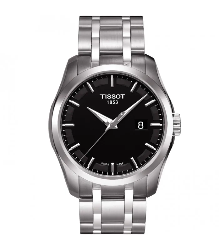 Tissot часы Мужские T-Classic Кутюрье 39 мм сталь кварцевые T035.410.11.051.00 | Наручные