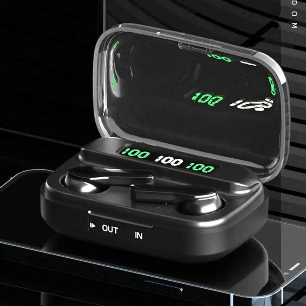 

Bluetooth-наушники TWS 209, 50 шт., с микрофоном, Беспроводные стереонаушники, с сенсорным управлением, Внешний аккумулятор со светодиодным дисплеем,...