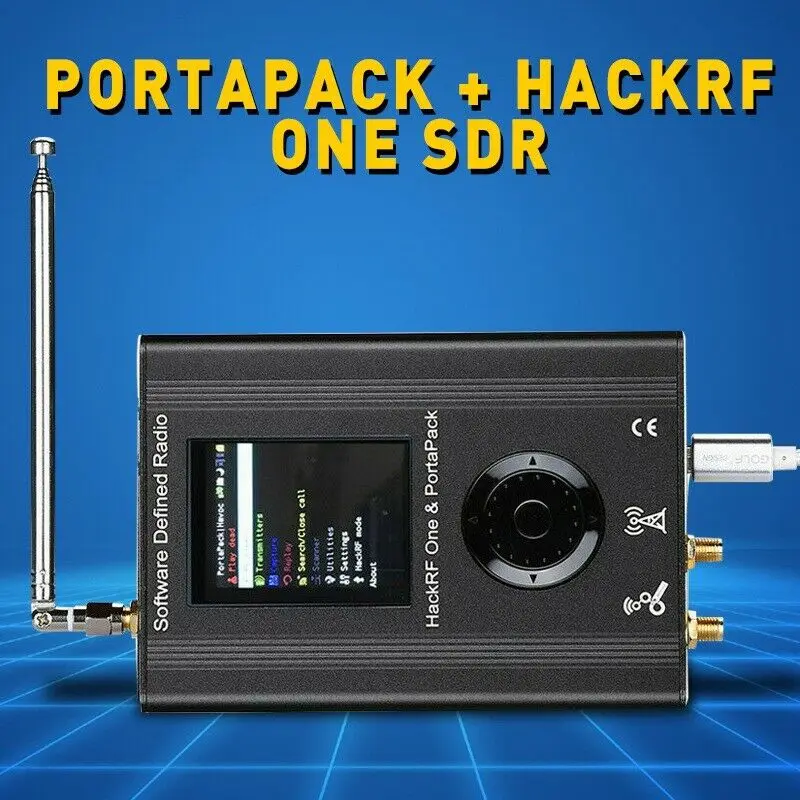 Havoc прошивка PortaPack 0.5ppm TCXO портативный чехол с металлическим чехлом для HACKRF ONE SDR