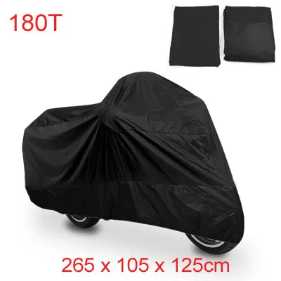 XXL-265x105x125cm Uxcell L XL XXL XXXL 180T защита от дождя и пыли для скутера, мотоцикла, чехол для Honda Victory Kawasaki Yamaha Suzuki Harley Davidson - Цвет: XXL-265x105x125cm