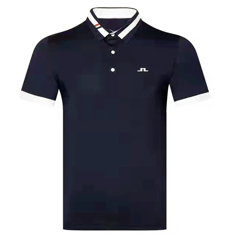 

Spring Summer Golf T-Shirt 2 Colors Short Sleeve Men's Clothes Outdoor Leisure Sports Shirt S-XXL in Choice Free Shipping