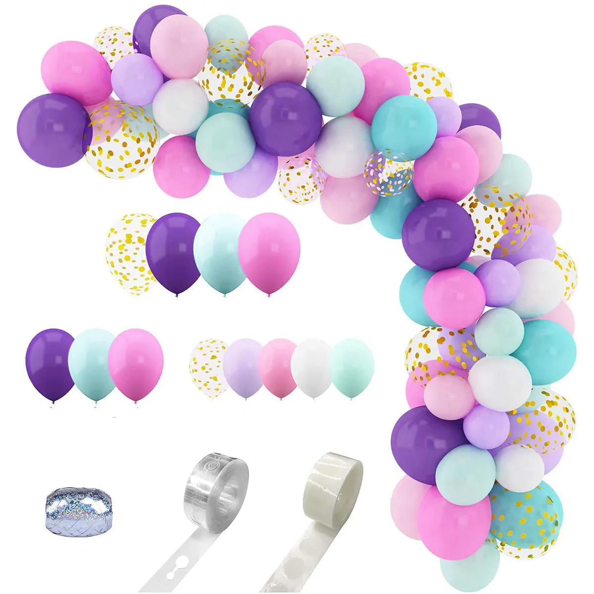 

шары на день рождения воздушные шары новогодние украшения шарики с днем рождения новогодний декор 179 шт., латексные воздушные шары в виде ед...