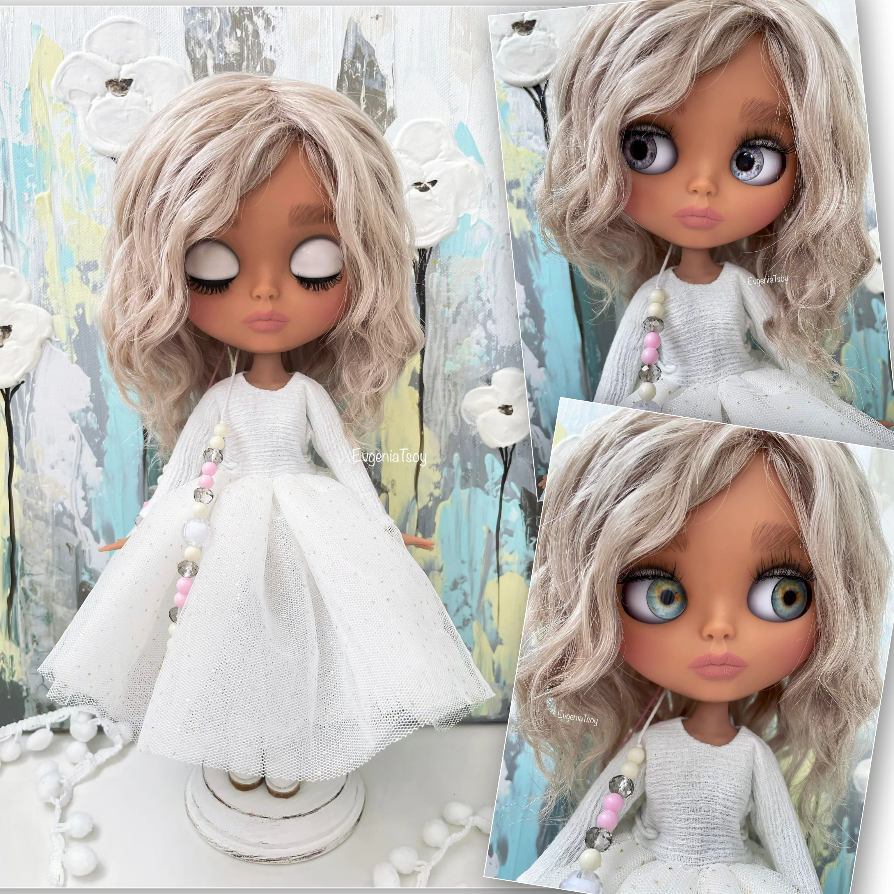 Кукла Блайз Blythe кастом с натуральными волосами custom ooak Блайт | Игрушки и хобби