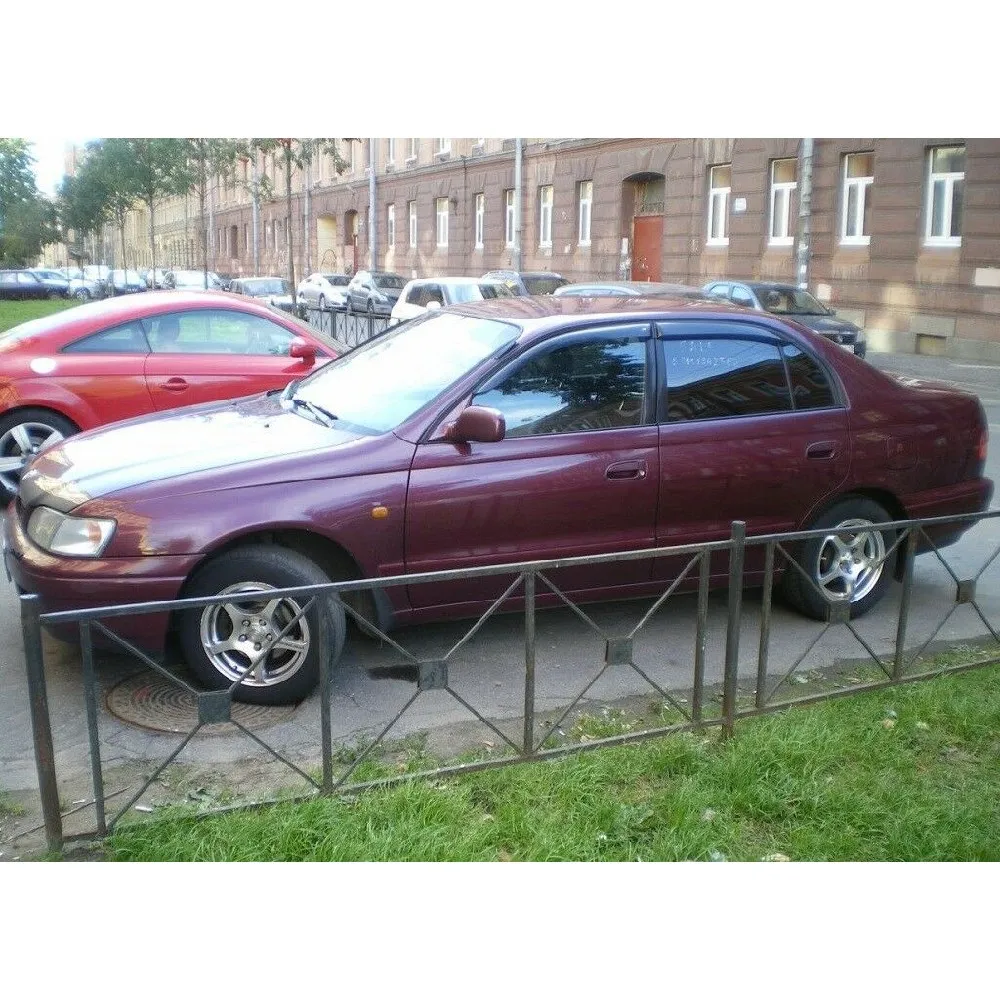 Дефлекторы окон Cobra Tuning T25196 на авто Toyota Carina (T210) VII Sd 1996 2001 4 шт./комп. ветровики от
