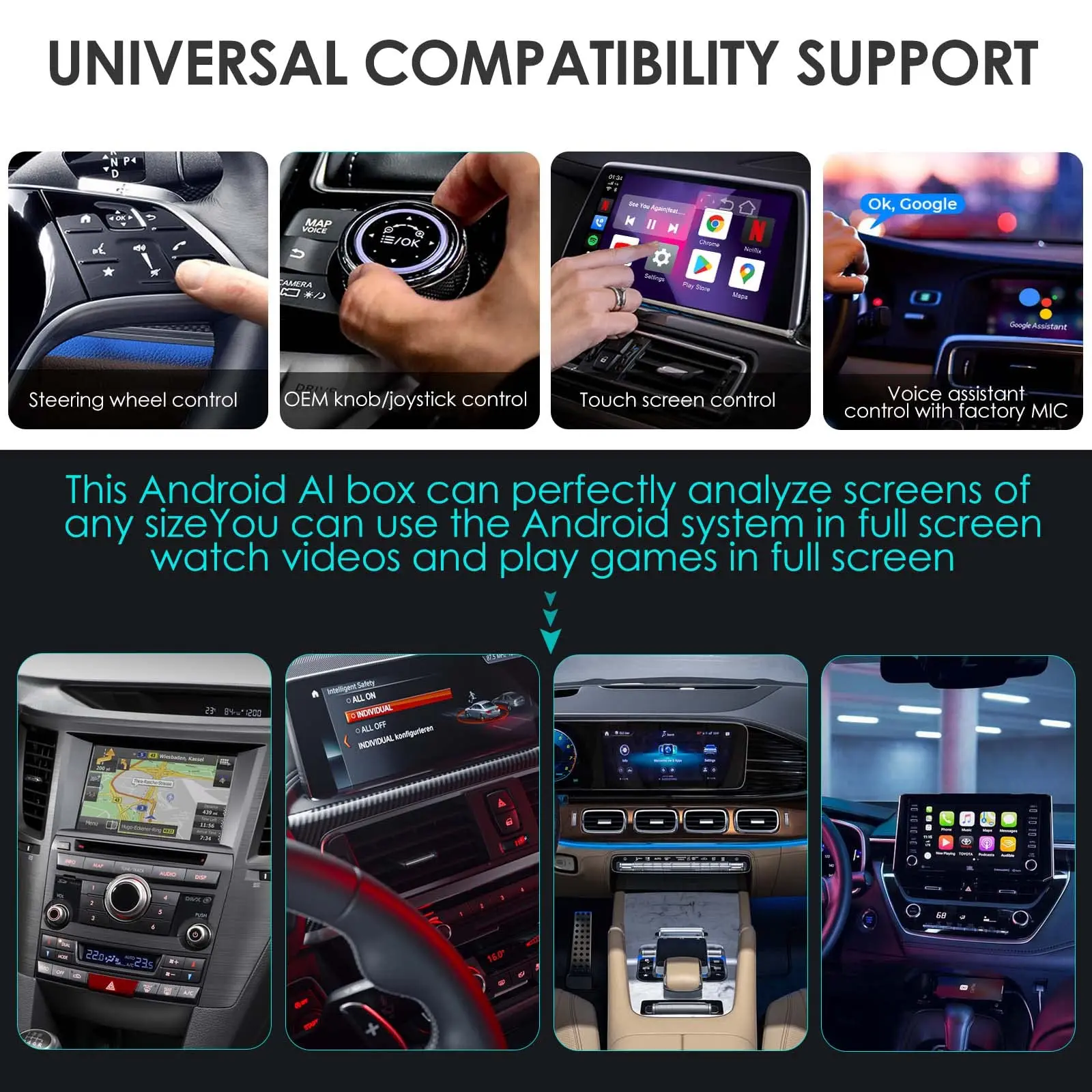 ottocast 2022apple carplay ai box multimedia player464gwireless carplayandroid autoadd to car intelligent systemapk android free global shipping