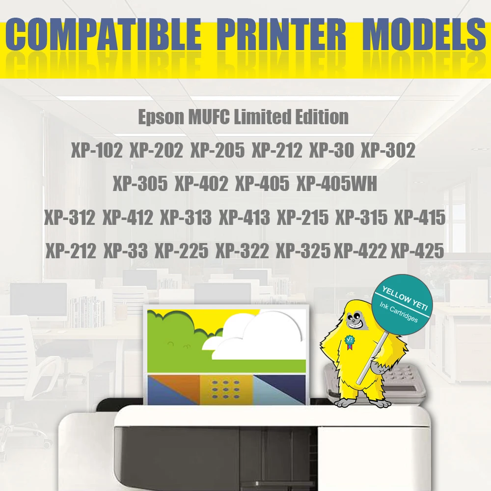 10 шт. T1811 - T1814 совместимый 18XL чернильный картридж для Epson XP-30 XP322 XP402 XP405 XP412 XP102 XP202 XP205