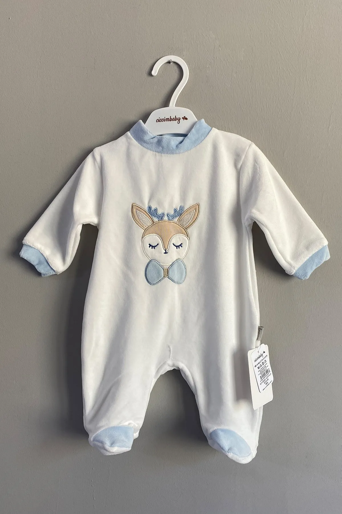 

Jaju Baby, бархатный комбинезон с милым рисунком оленя