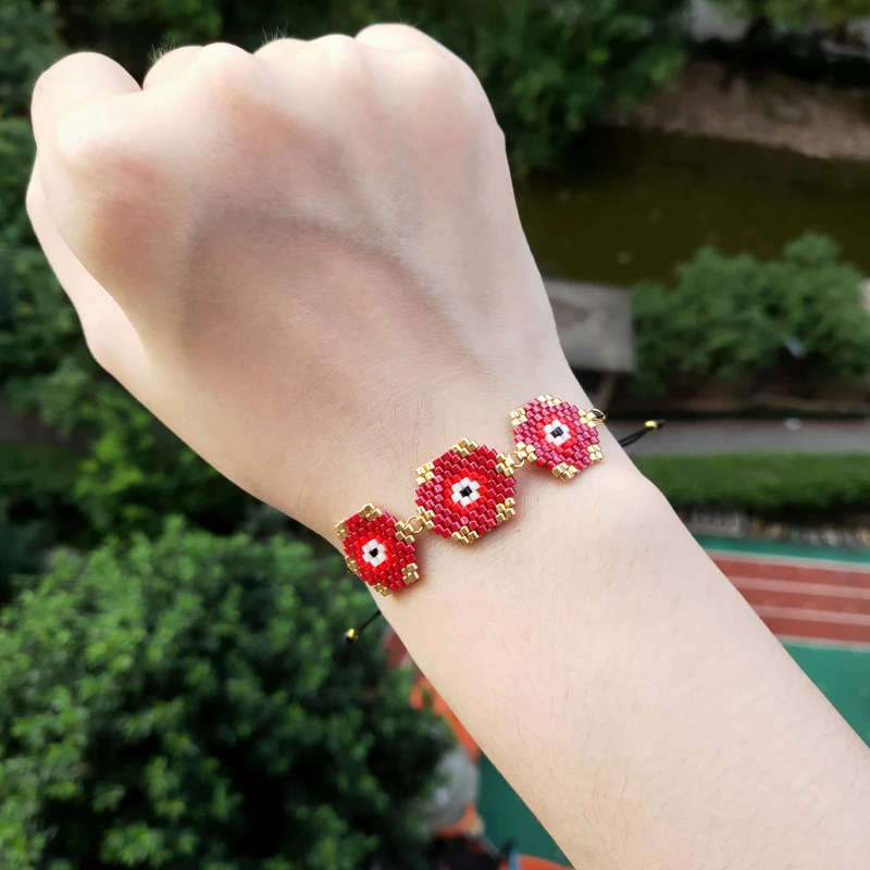 FAIRYWOO браслет с изображением сглаза Миюки мужские аксессуары женские браслеты