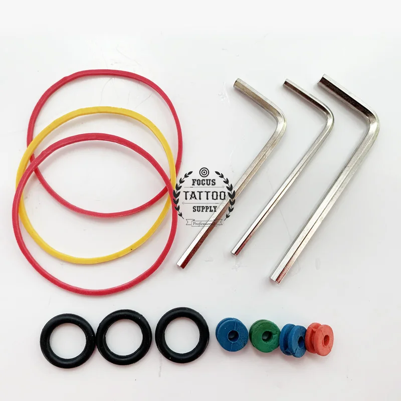 FKS 100 шт./лот обновленные Иглы для татуировки силиконовые прочные втулки