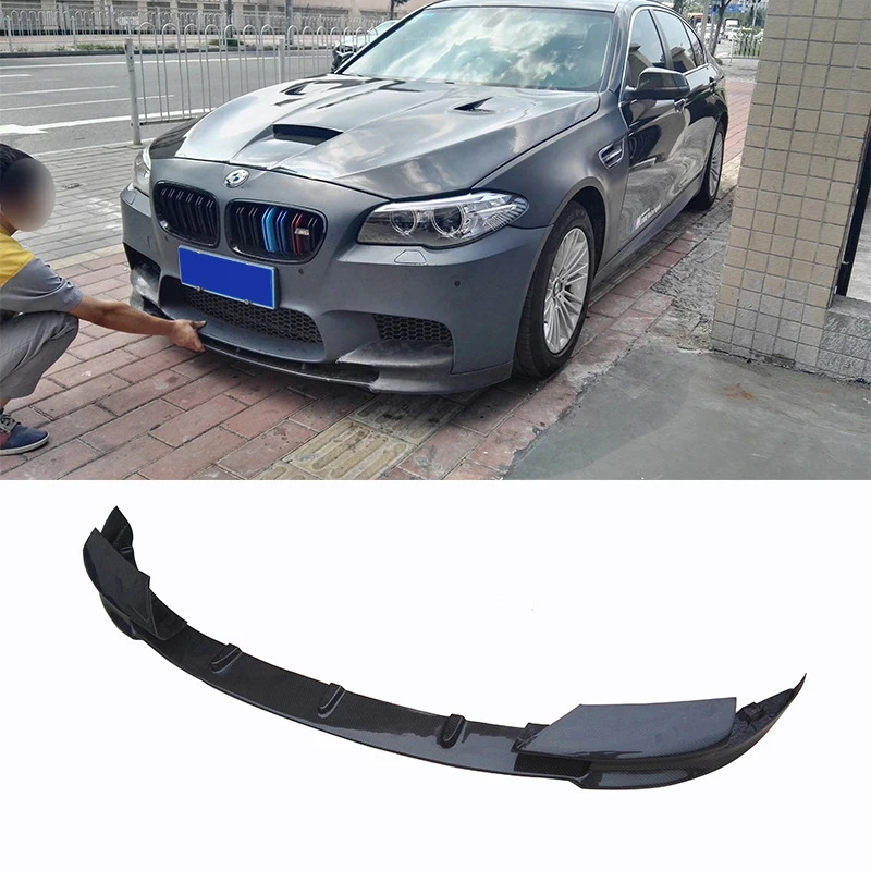 1 шт. передняя губа из углеродного волокна для автомобилей BMW 5-series M5 F10 F18 11 '-17' |