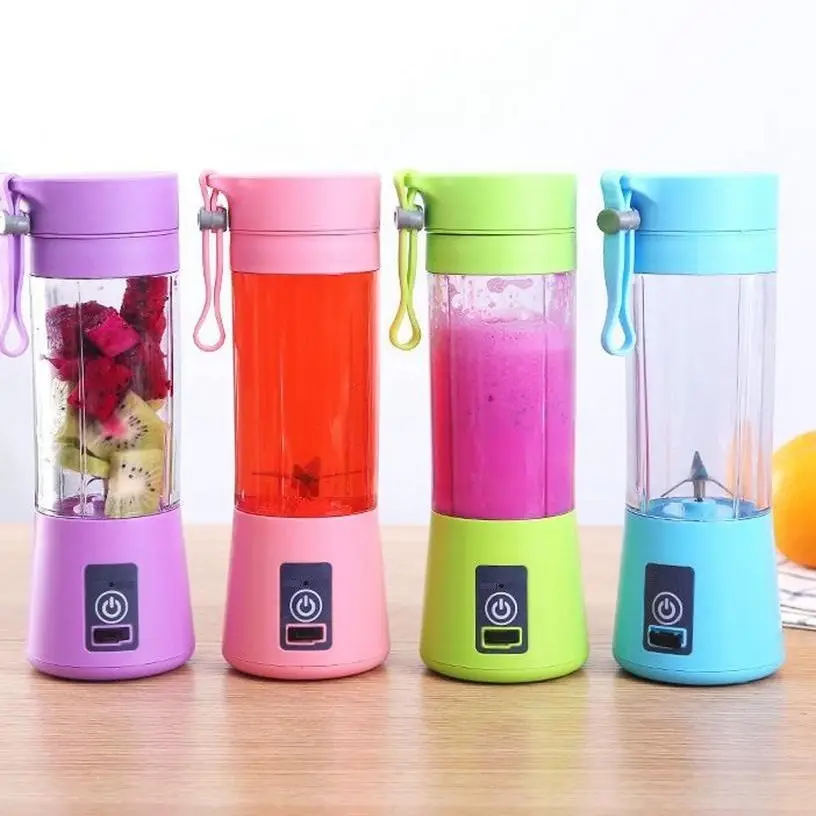 Portable mini blender for smoothies and cocktails USB 6 Knives | Бытовая техника