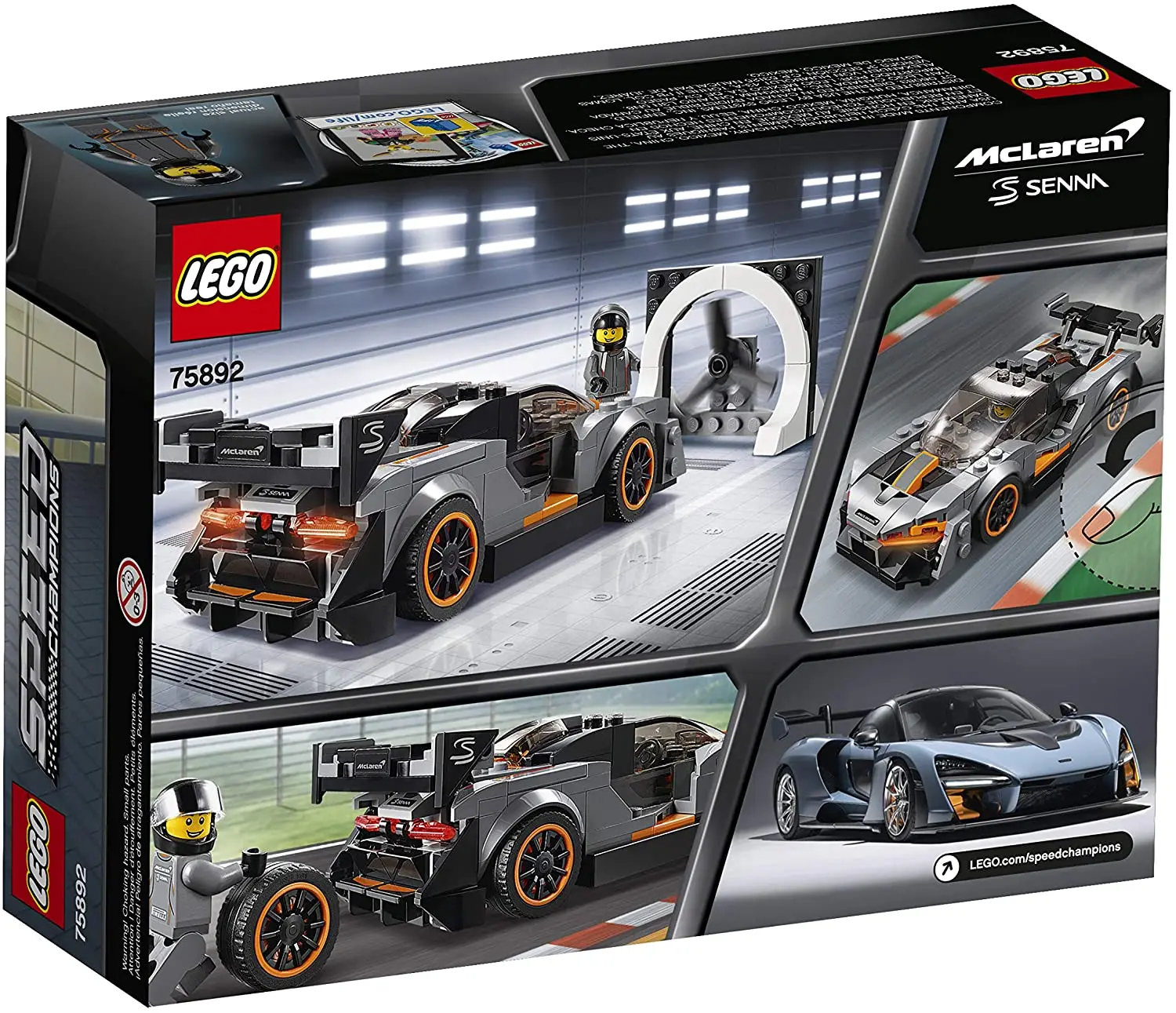

LEGO Speed Champions McLaren Senna 75892 Building Kit (219 Pieces)