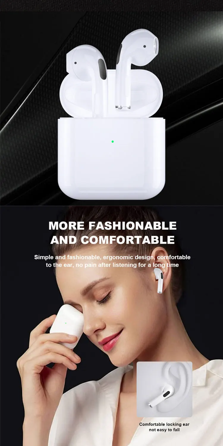 Беспроводные наушники Pro4 TWS Bluetooth Pro 4 дешёвые Микрофон Сенсорные PRO6 Hands Free Новые