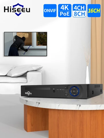 Hiseeu H5NVR-P-4/8/16 сетевой видеорегистратор