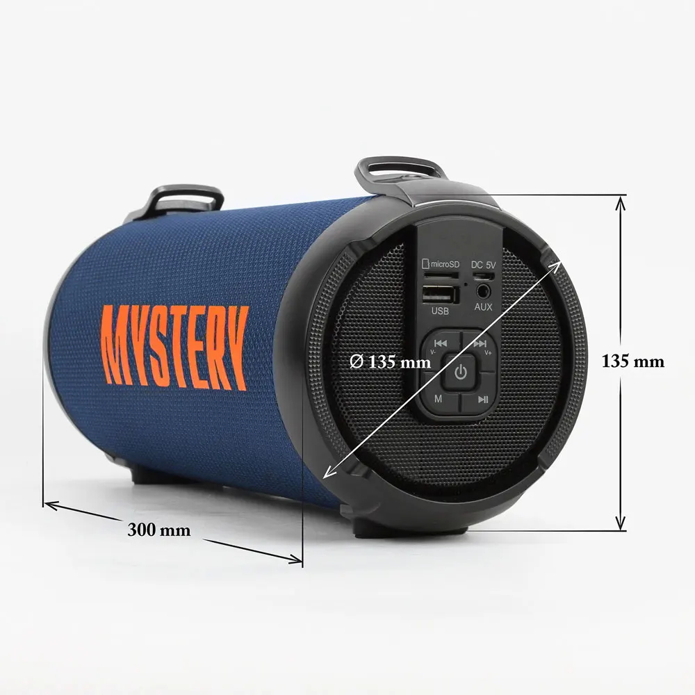 Портативная беспроводная Bluetooth колонка MYSTERY MBA 739UB blue|Портативные колонки| |