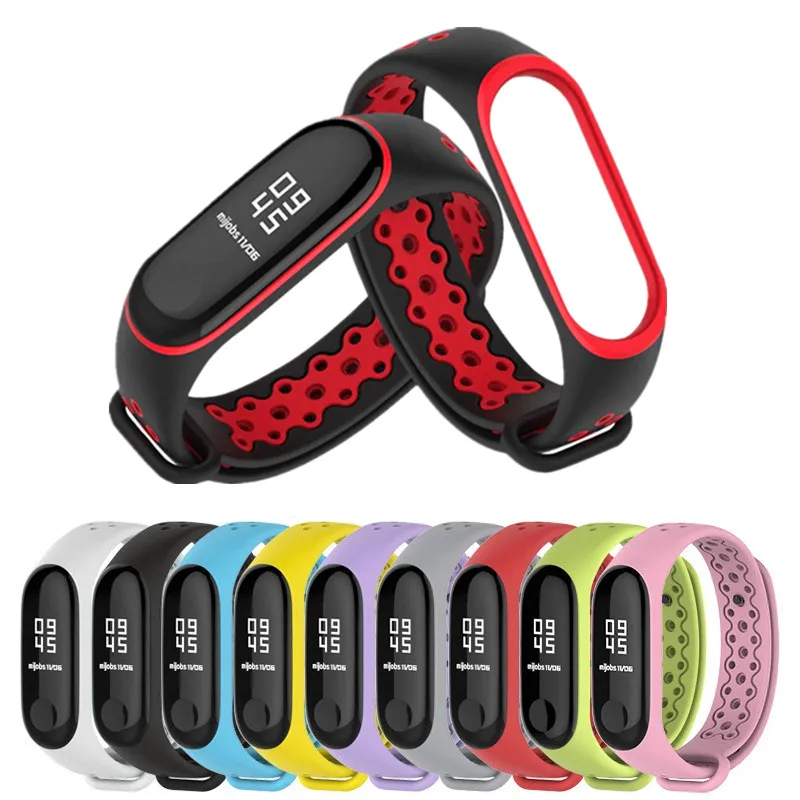 

Ремешок силиконовый для Mi Band 4 5 6, браслет на запястье для Mi band 3 6 Mi band 4 3