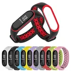 Ремешок для Mi Band 4 5 6, силиконовый браслет для Mi band 3 6, браслет для Mi band 5