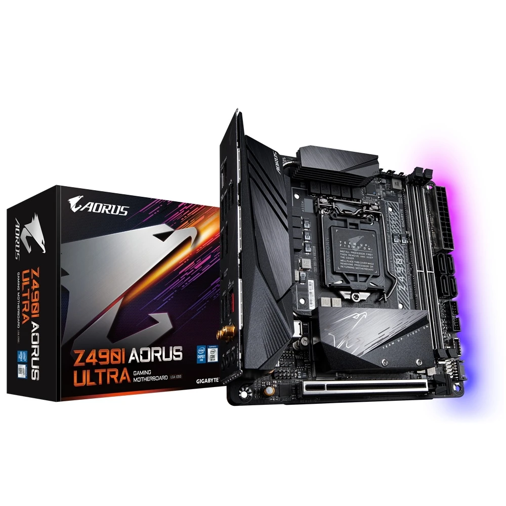 Материнская плата Gigabyte Z490I AORUS ULTRA | Компьютеры и офис