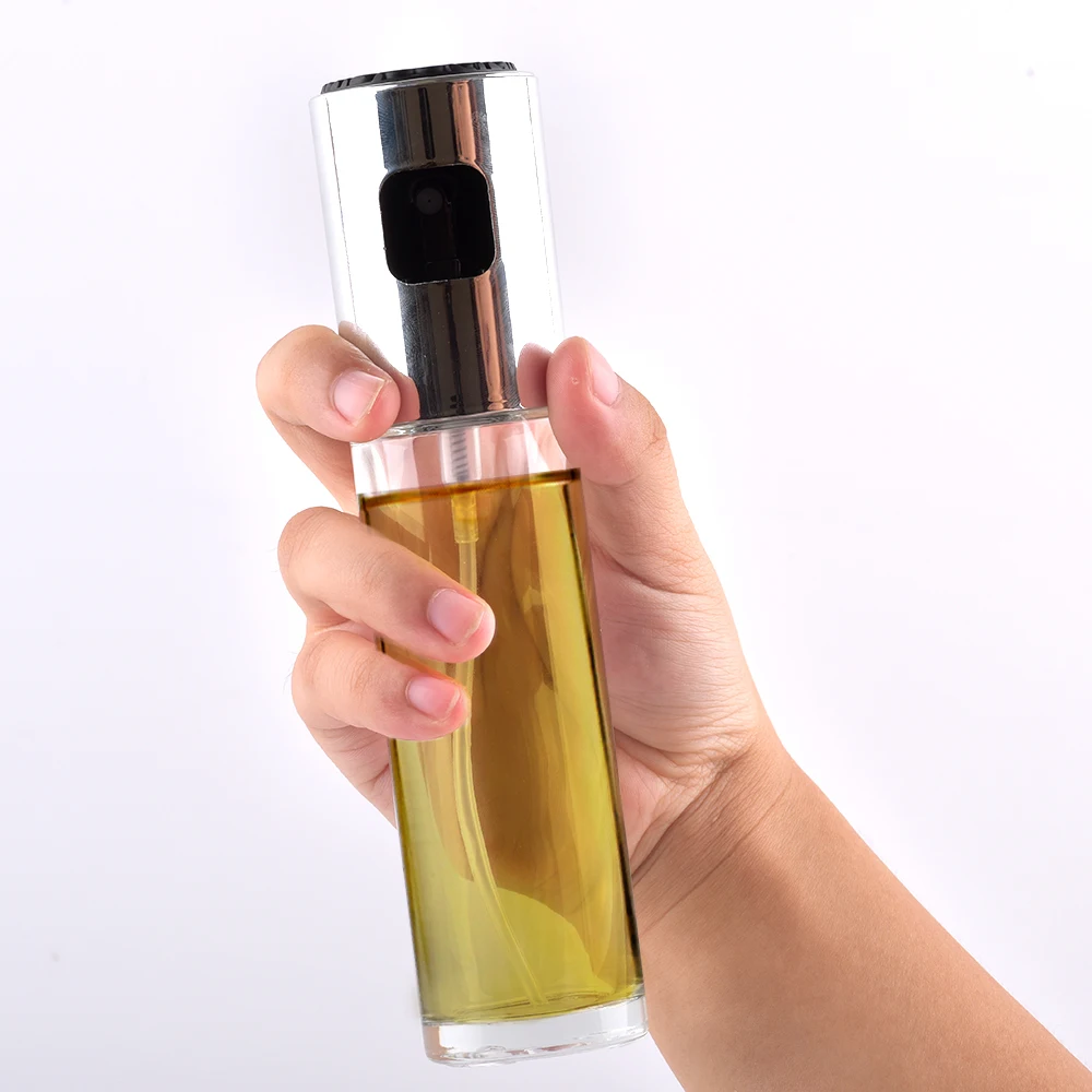 Кухонный распылитель оливкового масла из нержавеющей стали бутылка с насосом