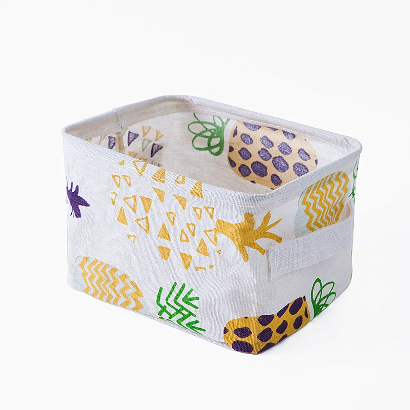 Разноцветная корзина для хранения на столе Высококачественная хлопковая белья